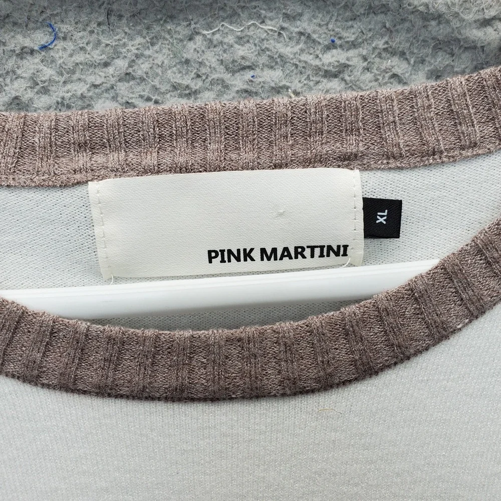 Pink Martini Sweater Womens XL Multi Waffle Knit Long Sleeve Round Neck Pullover